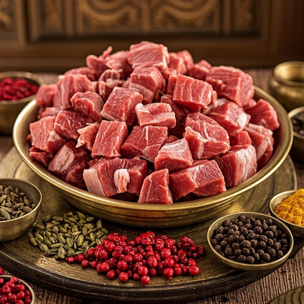 Mutton - Fresh mutton for traditional curries